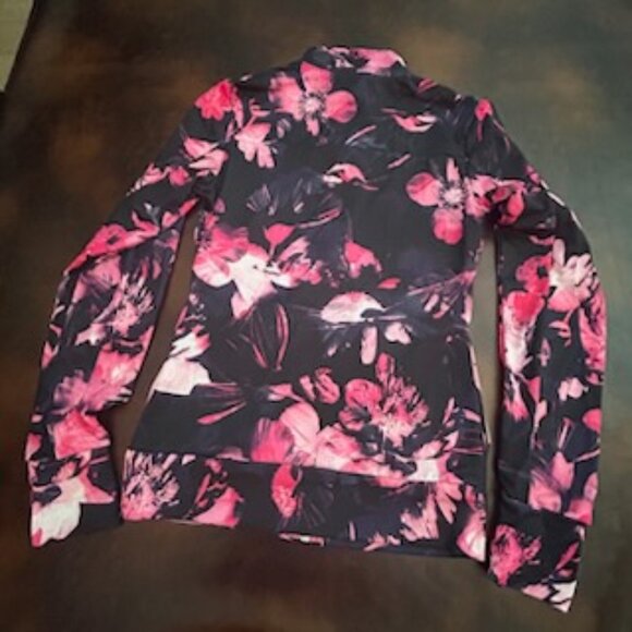 NWOT Energie Floral Shaping  Athletic Jacket Full Zip Front - Picture 7 of 10
